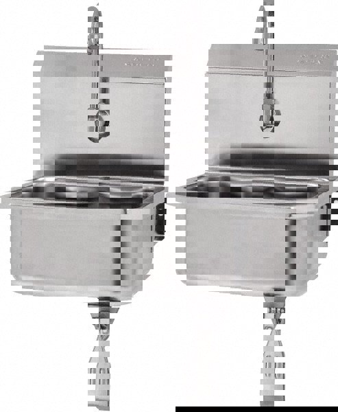 Hands-Free Hand Sink: 304 Stainless Steel